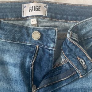 Paige distressed boho skinny Jeans